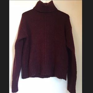 Very Comfy Burgundy Turtleneck